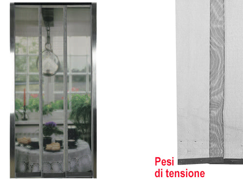 Zanzariere Stop Inset Fiber per porte 4 teli. Prezzo per Pezzo.