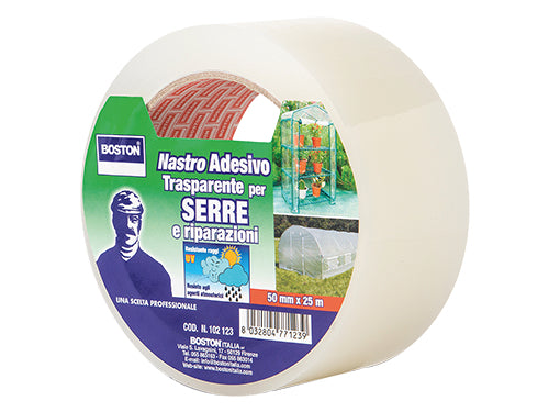 Nastri Boston per serre anti UV. Prezzo per rotolo.