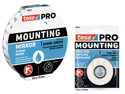 Nastri Tesa Mounting Biadesivi Specchi. Prezzo per rotolo.