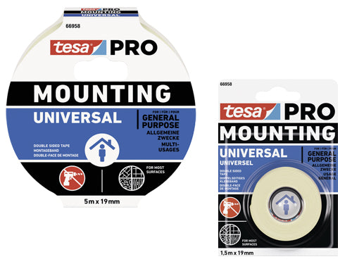 Nastri Tesa Mounting Biadesivi Universal. Prezzo per rotolo.