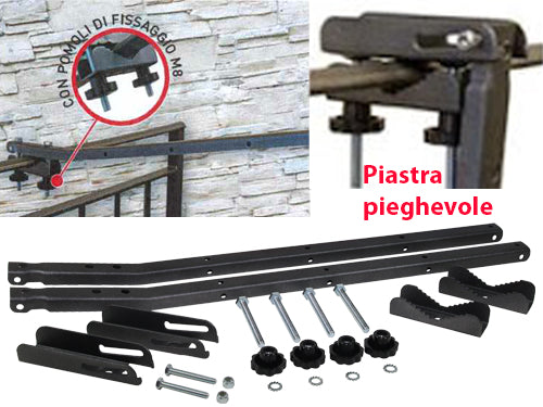 Stendibiancheria Balcone ZB 073 M. Prezzo per Coppia.