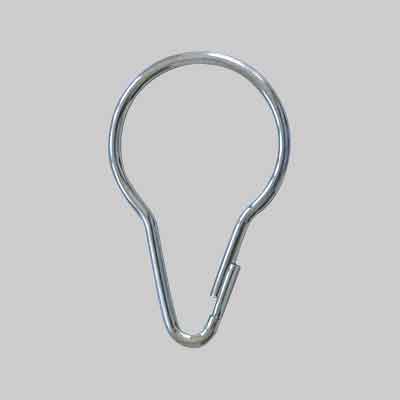 ANELLI IN ACCIAIO PER TENDE DOCCIA Piccolo. Prezzo per Pezzo.