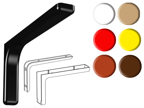 Mensole per arredamento ricoperte in plastica. Prezzo per Confezione.