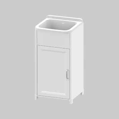 STRUTTURA CON PILOZZO IN RESINA cm 40x40x78h. Prezzo per Pezzo.