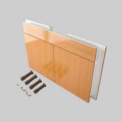 MOBILE SOTTOLAVELLO IN KIT TEAK cm 90x50 - 2 Ante. Prezzo per Pezzo.