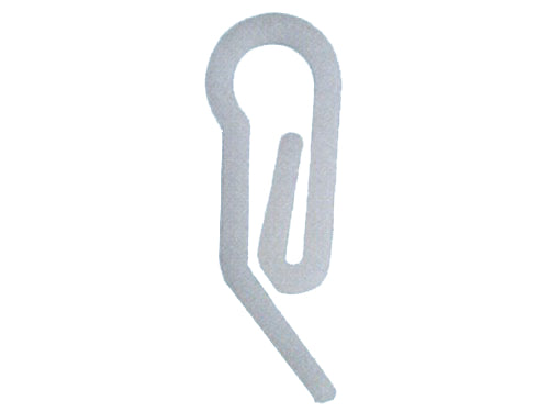 Ganci nylon per fettuccia a corde scorritenda. Prezzo per Confezione.