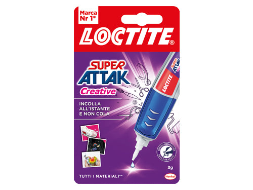 Super Attak LOCTITE Creative 3 gr. Prezzo per Pezzo.