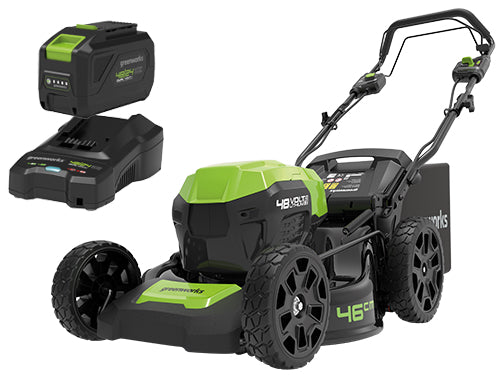 Tosaerba batteria 48V Greenworks Kit G48LM46SPK4. Prezzo per Pezzo.