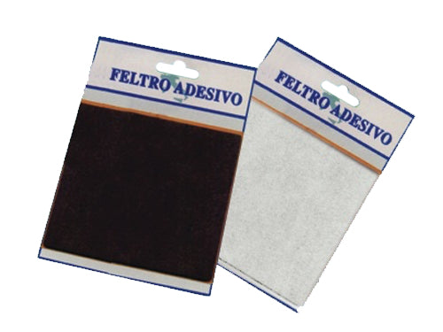 Feltrini autoadesivi quadri. Prezzo per Confezione.