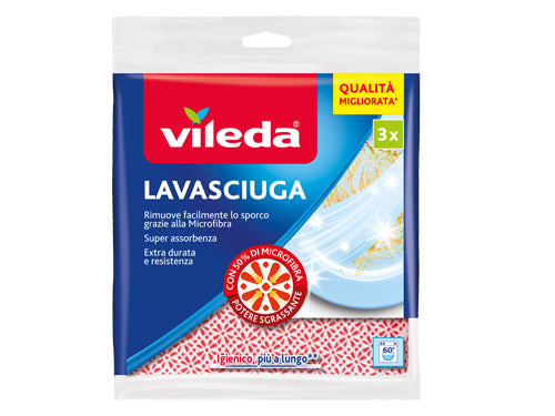 Vileda Panni Lavasciuga 3 pz. Prezzo per Pezzo.