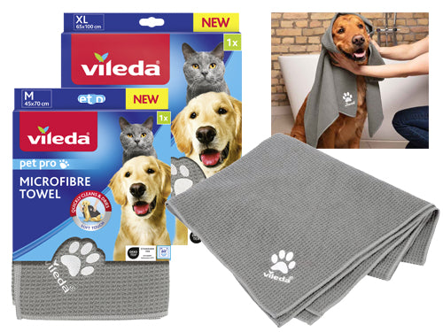 Vileda Pet Pro Asciugamani Microfibra. Prezzo per Pezzo.