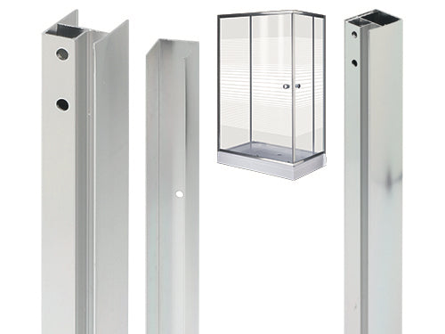 Profili compensazione per box doccia Brixo  H 185 cm. Prezzo per Coppia.