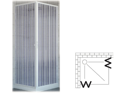 Box doccia Brixo PVC Delfino H 185 cm. Prezzo per Pezzo.