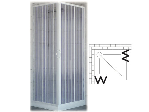 Box doccia Brixo PVC Balena H 185 cm. Prezzo per Pezzo.
