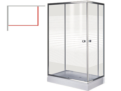 Box doccia Brixo Ibisco H 190 cm. Prezzo per Pezzo.