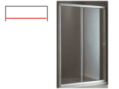 Parete scorrevole box doccia Brixo Brixo Camelia H 190 cm. Prezzo per Pezzo.