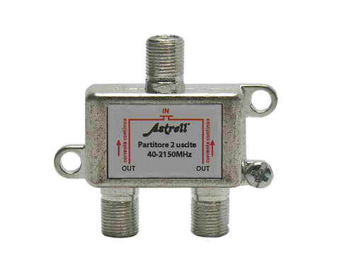 Partitore antenne Satellite TV 2 uscite 11313. Prezzo per Pezzo.
