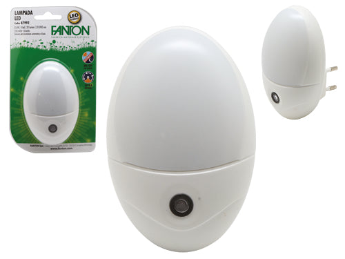 Luce spia notturna con sensore crepuscolare. Prezzo per Pezzo.