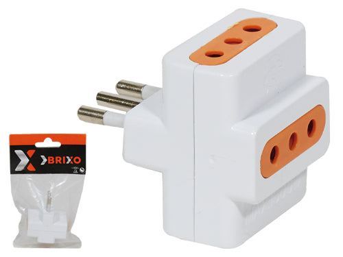 Adattatori Brixo spina triplici. Prezzo per Pezzo.