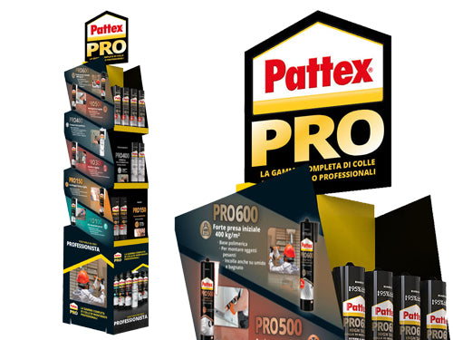 Espositori adesivi di montaggio Pattex Pro. Prezzo per Pezzo.