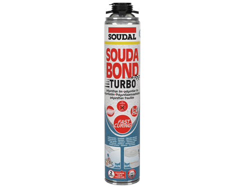 Adesivi in schiuma poliuretanica Soudal Soudabond Turbogun. Prezzo per Pezzo.
