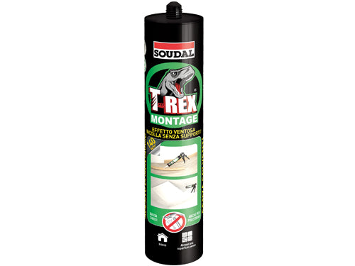 Adesivi di montaggio Soudal T-Rex Ventosa. Prezzo per Pezzo.