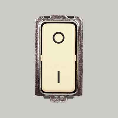 INTERRUTTORE BIPOLARE 'TONDO'' 16Ax 250V~. Prezzo per Pezzo.