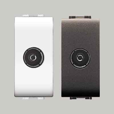 PRESA COASSIALE TV 'MYLIFE' Grigio. Prezzo per Pezzo.