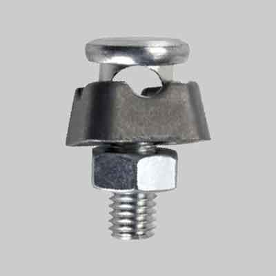 MORSETTO PER DISPERSORE Doppio. Prezzo per Pezzo.