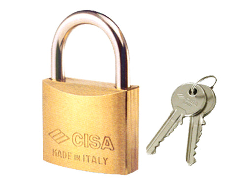 Lucchetti Cisa rettangolari a cifratura unica. Prezzo per Pezzo.