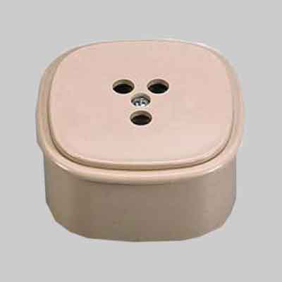 PRESA TELEFONICA DA PARETE TRIPOLARE. Prezzo per Pezzo.