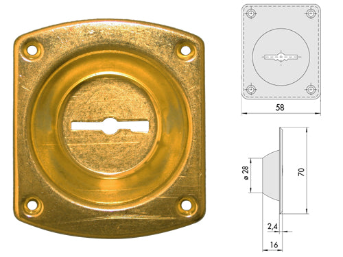 Borchie Copritoppe esterni Cisa 06083. Prezzo per Pezzo.