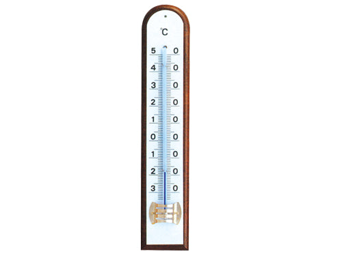 Termometri monocolonna legno noce. Prezzo per Pezzo.