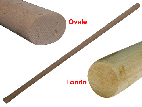 Manici faggio Brixo zappe. Prezzo per Pezzo.