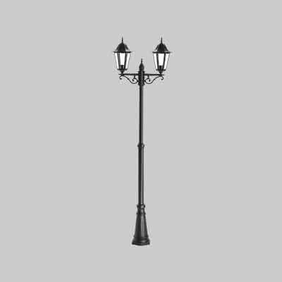 LAMPIONE '6 FACCE' 2 LUCI Colore nero cm.190. Prezzo per Pezzo.