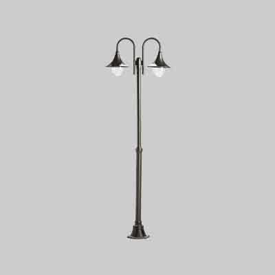 LAMPIONE 'URANO' 2 LUCI Colore nero. Prezzo per Pezzo.