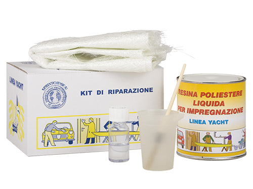 Stucco vetro resina in kit. Prezzo per Pezzo.