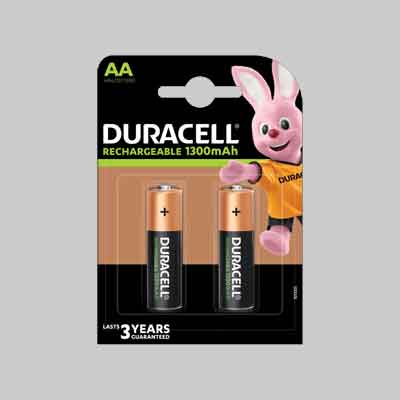 PILE RICARICABILI 'VALUE' STILO 1300 mAh - blister 2 pezzi. Prezzo per Pezzo.