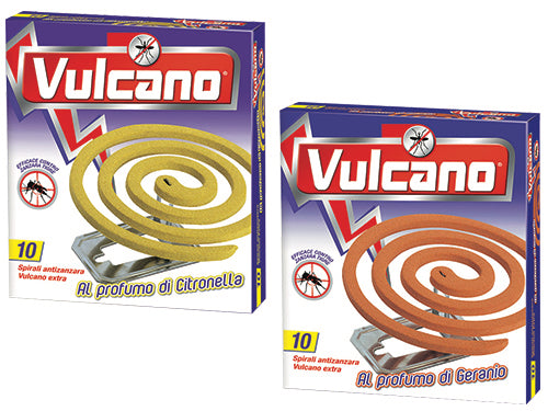 Spiralette antizanzare profumate Vulcano. Prezzo per Pezzo.