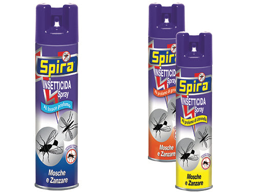 Insetticida spray mosche e zanzare Spira. Prezzo per Pezzo.