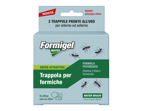 Insetticida in trappole per formiche Formigel Mayer Braun. Prezzo per Pezzo.