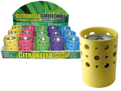 Ceri citronella candele in coccio. Prezzo per Pezzo.