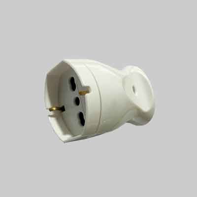 PRESA MOBILE SCHUKO/BIVALENTE 10/16A IDEAL STAR 2P+T. Prezzo per Pezzo.