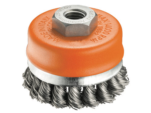 Spazzole Brixo a Tazza Mazzetti Ritorti Ã 70 mm. Prezzo per Pezzo.