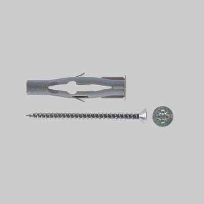 TASSELLO CON VITE 'FU-V' FU 6x45V - Ø 6x45 mm - vite 3,5x55 mm. Prezzo per Pezzo.