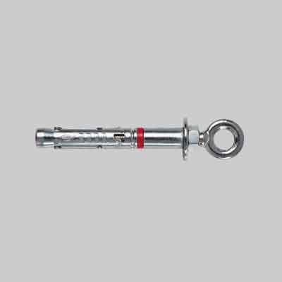 TASSELLO CON OCCHIOLO E DISTANZIALE 'TA M-OD' TA M10 OD - Ø 15x100 mm - vite M10x97 mm. Prezzo per Pezzo.