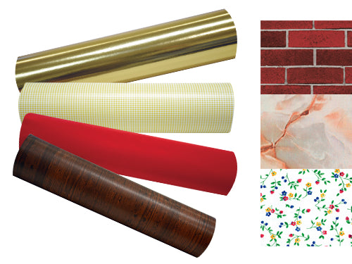 Plastica adesiva sughero velluto. Prezzo per rotolo.