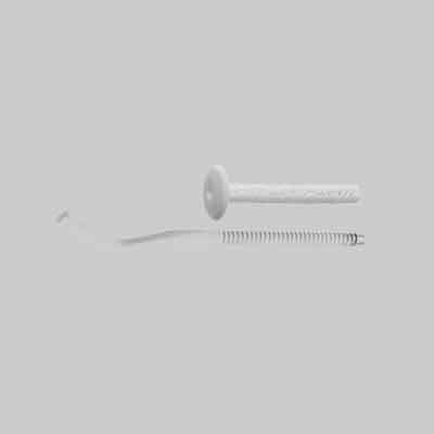 MENSOLA PIATTA PER RADIATORI IN ALLUMINIO Ø 7x190 mm - conf. 2 pezzi. Prezzo per Confezione.