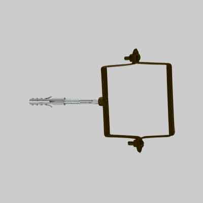 COLLARE PER PLUVIALE QUADRO PREVERNICIATO mm 80x80. Prezzo per Pezzo.