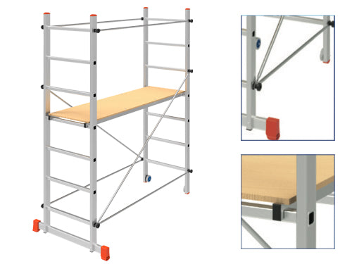 Trabattelli alluminio Step Up Labor. Prezzo per Pezzo.